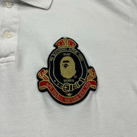 Authentic Bape 2000's Crown Polo XL - Picture 2 of 7